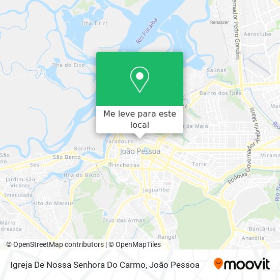 Igreja De Nossa Senhora Do Carmo mapa