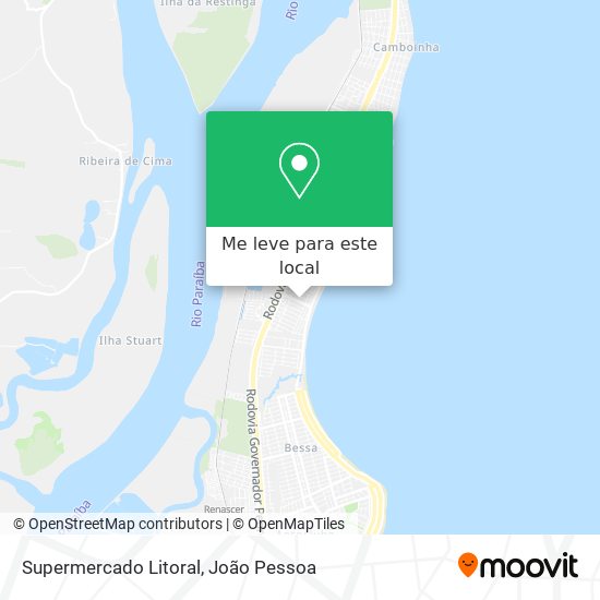 Supermercado Litoral mapa