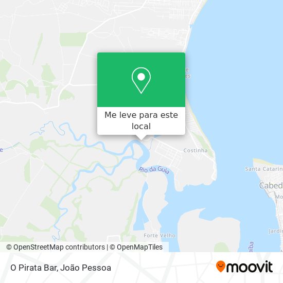 O Pirata Bar mapa