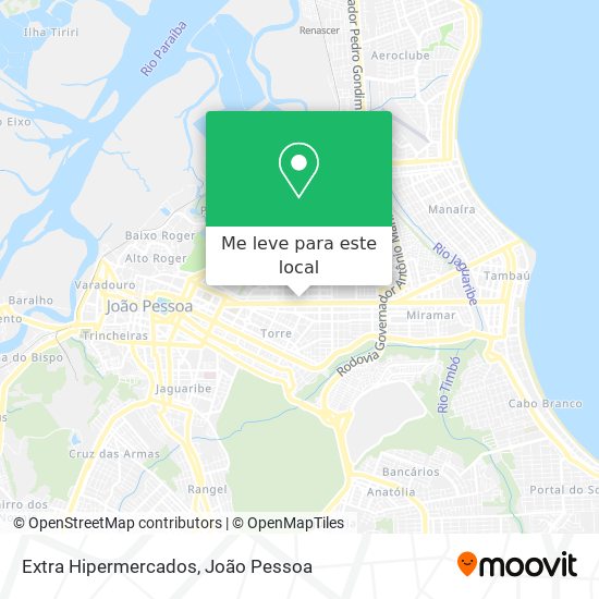 Extra Hipermercados mapa