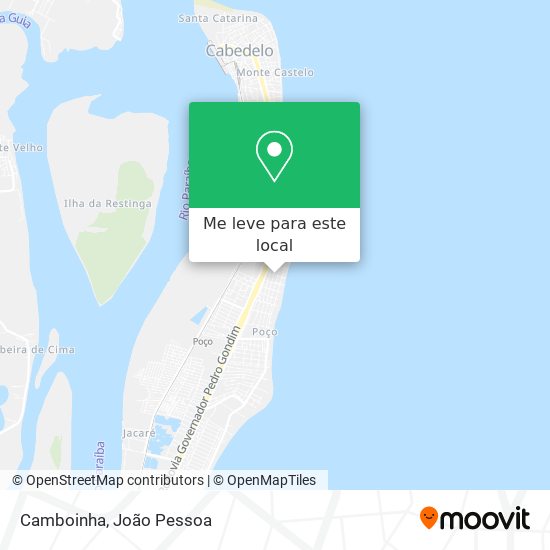 Camboinha mapa