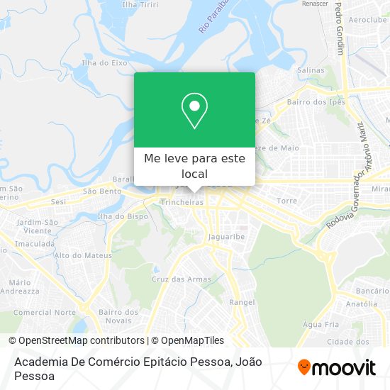 Academia De Comércio Epitácio Pessoa mapa