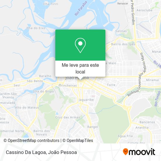 Cassino Da Lagoa mapa