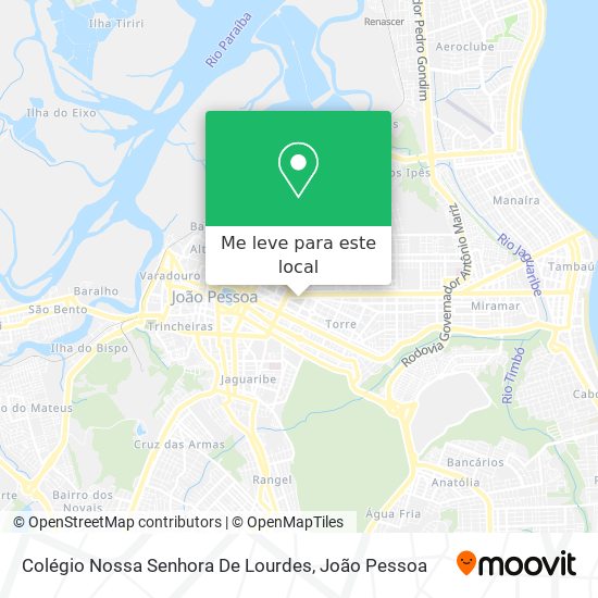 Colégio Nossa Senhora De Lourdes mapa