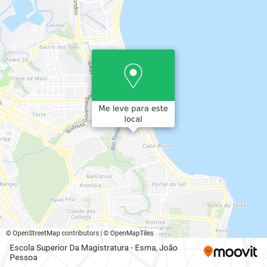 Escola Superior Da Magistratura - Esma mapa