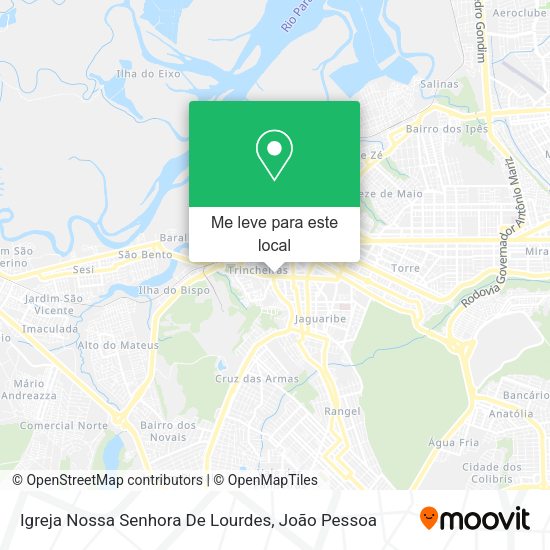 Igreja Nossa Senhora De Lourdes mapa