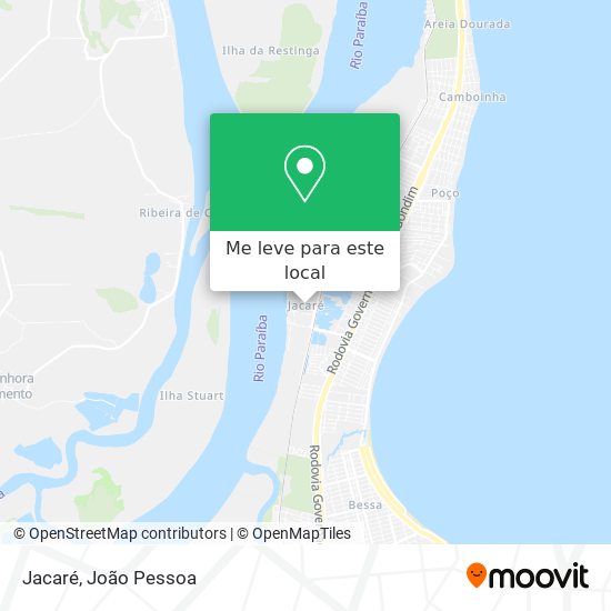 Jacaré mapa