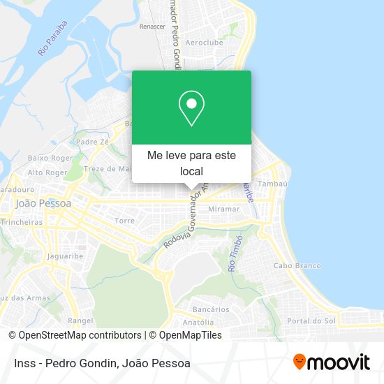 Inss - Pedro Gondin mapa