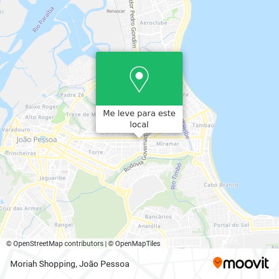 Moriah Shopping mapa