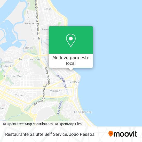 Restaurante Salutte Self Service mapa