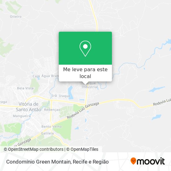 Condomínio Green Montain mapa