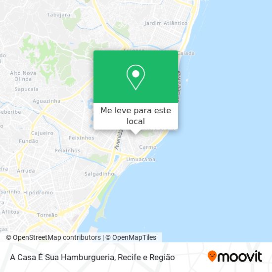 A Casa É Sua Hamburgueria mapa