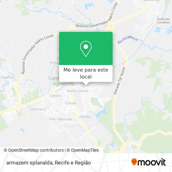 armazem splanalda mapa