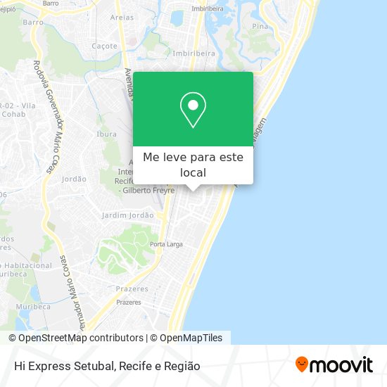 Hi Express Setubal mapa