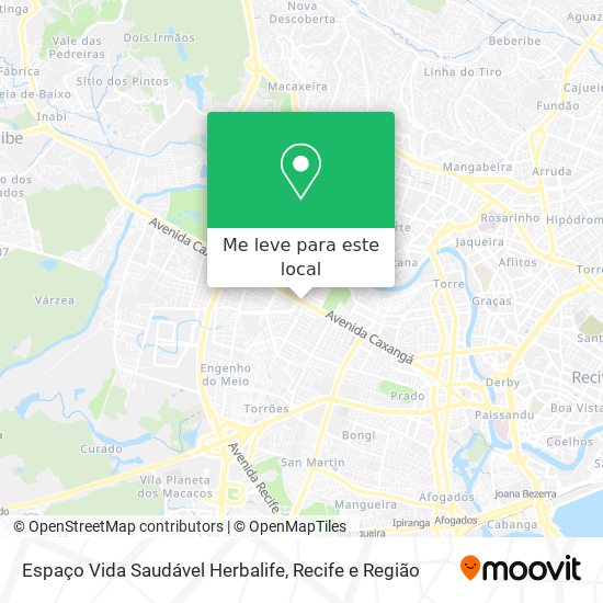 Espaço Vida Saudável Herbalife mapa