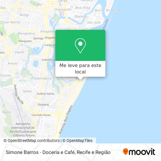 Simone Barros - Doceria e Café mapa
