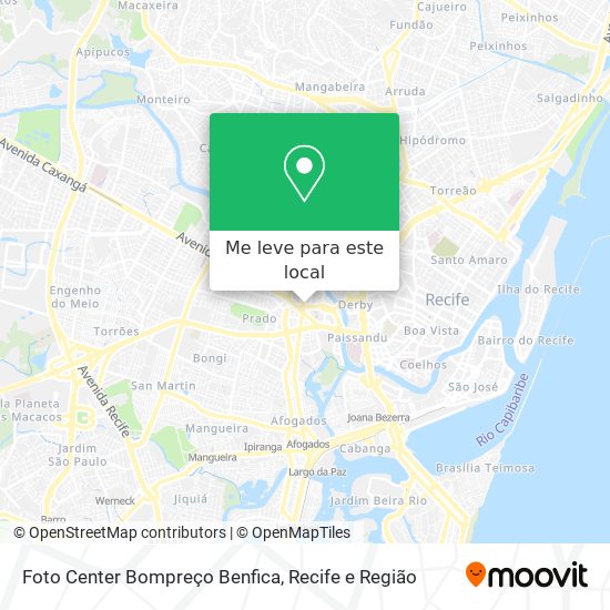 Foto Center Bompreço Benfica mapa