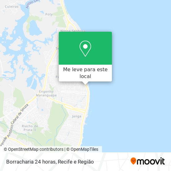 Borracharia 24 horas mapa