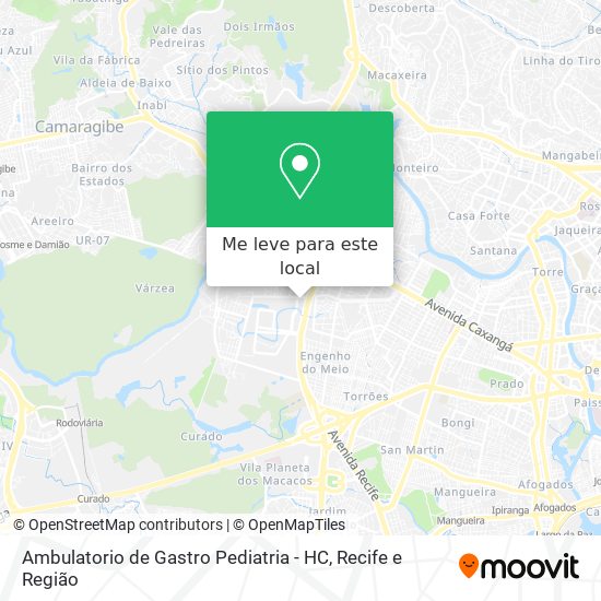 Ambulatorio de Gastro Pediatria - HC mapa
