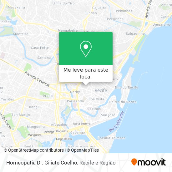 Homeopatia Dr. Giliate Coelho mapa