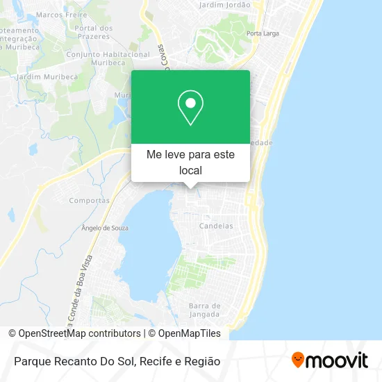 Parque Recanto Do Sol mapa