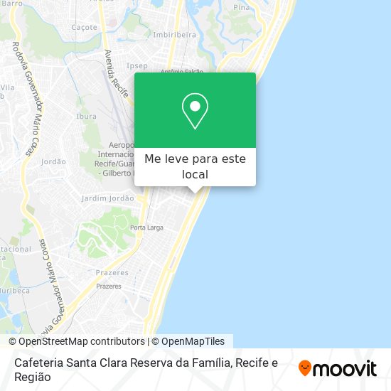 Cafeteria Santa Clara Reserva da Família mapa
