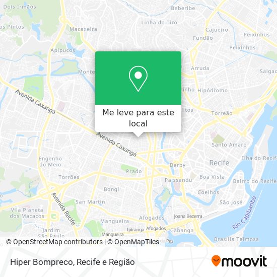 Hiper Bompreco mapa