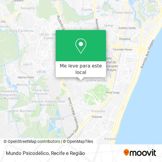 Mundo Psicodélico mapa