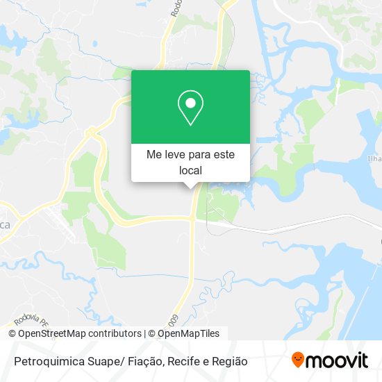 Petroquimica Suape/ Fiação mapa