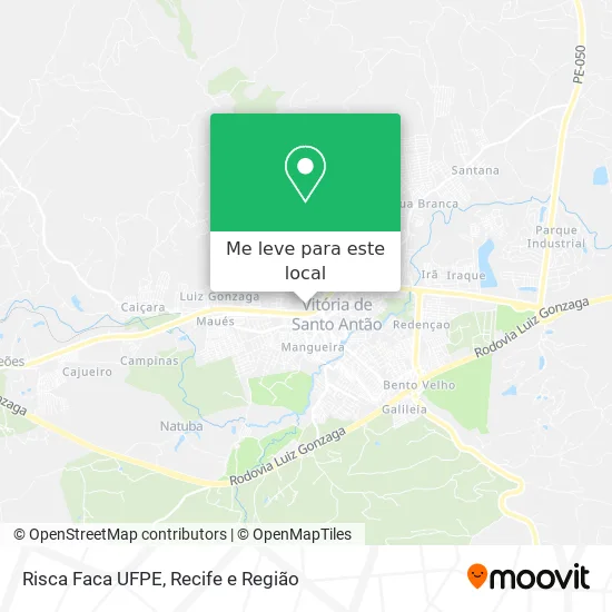 Risca Faca UFPE mapa