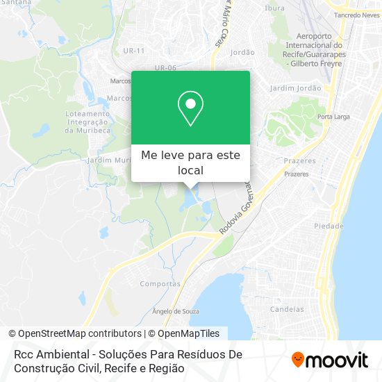 Rcc Ambiental - Soluções Para Resíduos De Construção Civil mapa
