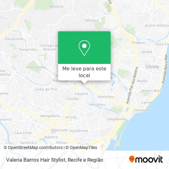 Valeria Barros Hair Stylist mapa