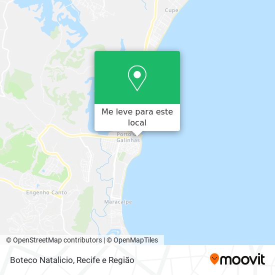 Boteco Natalicio mapa