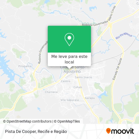 Pista De Cooper mapa