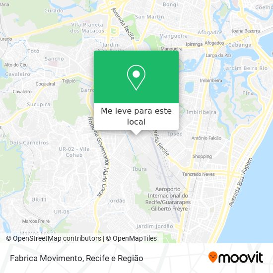 Fabrica Movimento mapa