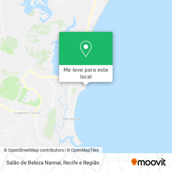 Salão de Beleza Nannai mapa