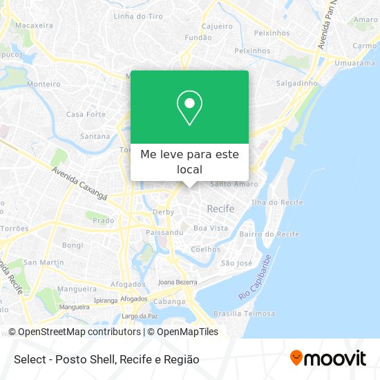 Select - Posto Shell mapa