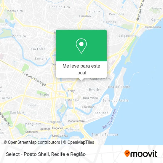 Select - Posto Shell mapa