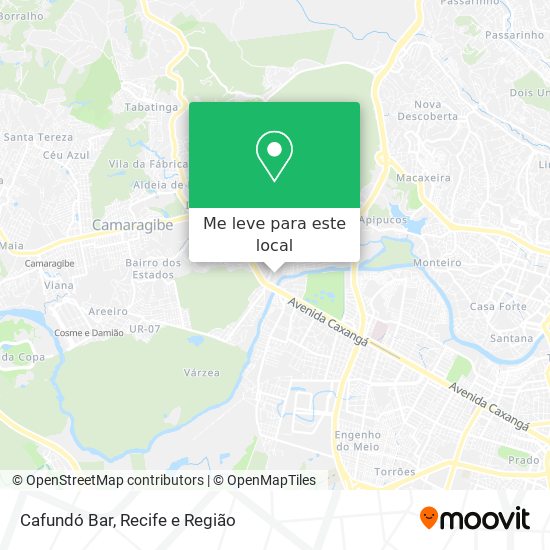 Cafundó Bar mapa