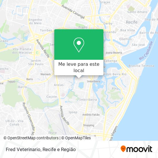 Fred Veterinario mapa