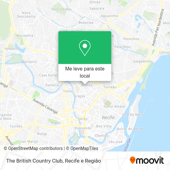 The British Country Club mapa