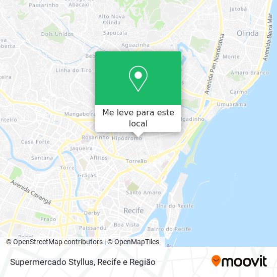 Supermercado Styllus mapa