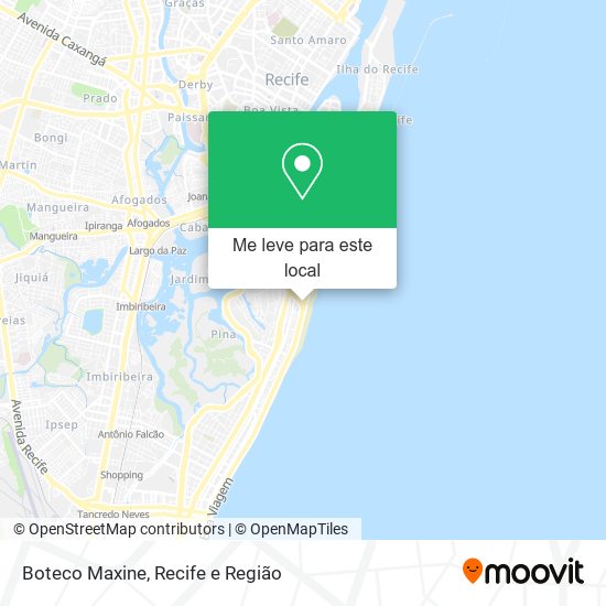 Boteco Maxine mapa