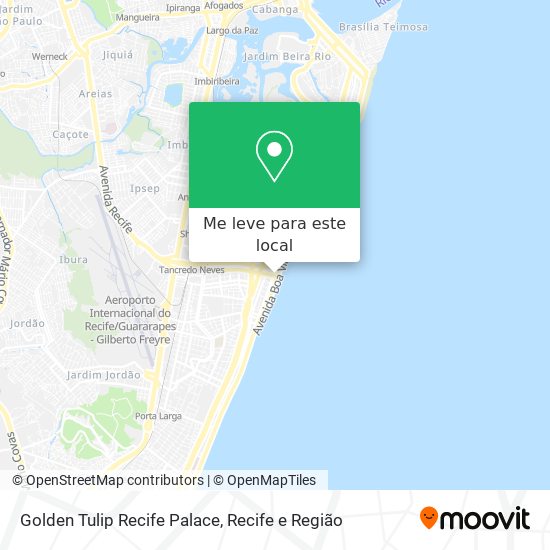 Golden Tulip Recife Palace mapa