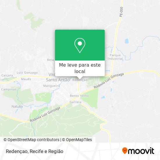 Redençao mapa