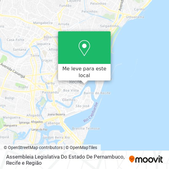 Assembleia Legislativa Do Estado De Pernambuco mapa