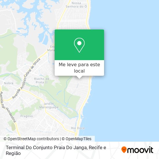 Terminal Do Conjunto Praia Do Janga mapa