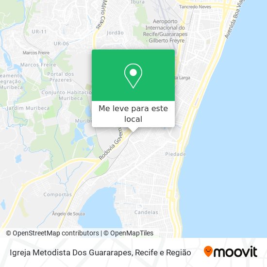 Igreja Metodista Dos Guararapes mapa