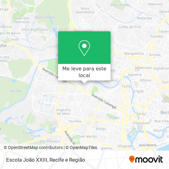 Escola João XXIII mapa