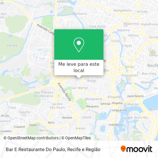 Bar E Restaurante Do Paulo mapa